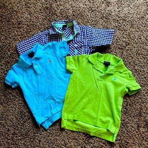 Bundle Polo boys 4T tops. Good used condition